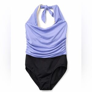 Vintage Miraclesuit One-Piece Swimsuit | Halter Tie Back | Tummy Control Size 10